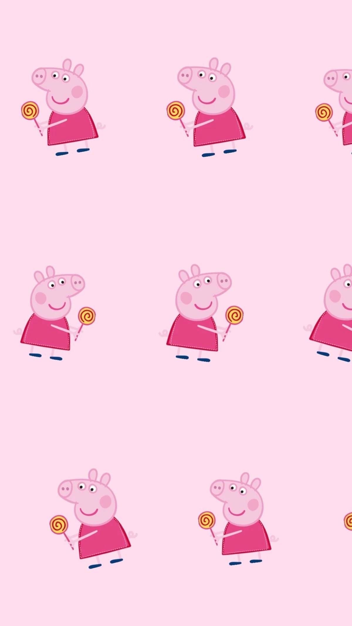 Peppa pig house wallpaper iphone